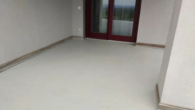 Terasz vízszigetelési munkafotója.